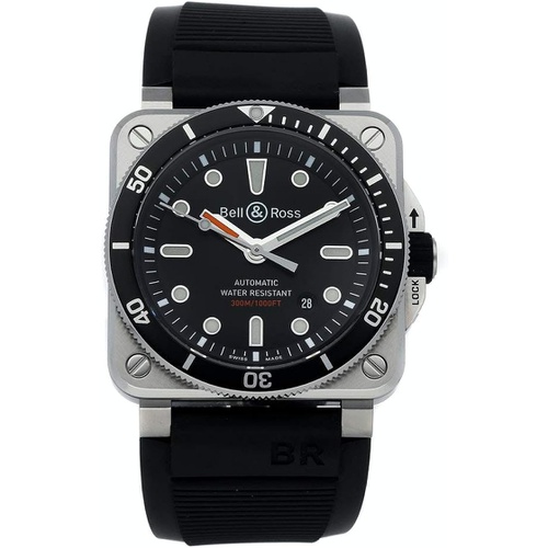  Bell & Ross BR-03 Mechanical(Automatic) Black Dial Watch BR0392-D-BL-ST/S (Pre-Owned)
