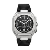 Bell & Ross BR-05 Automatic Black Dial Watch BR05C-BL-ST/SRB (Pre-Owned)