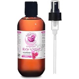 Bella Terra Oils NEW Rose Water Bulgarian. 8oz. Hydrosol. Facial Toner Revitalizer. Organic. 100% Pure. Alcohol-free. Steam-distilled from Rose Petals. Moisturizing Body Mist. Natural Body Spray. F