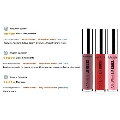  Bellaterra Cosmetics Bella Terra - Mineral Matte Lip Stain - NEW (Temptation Pink)