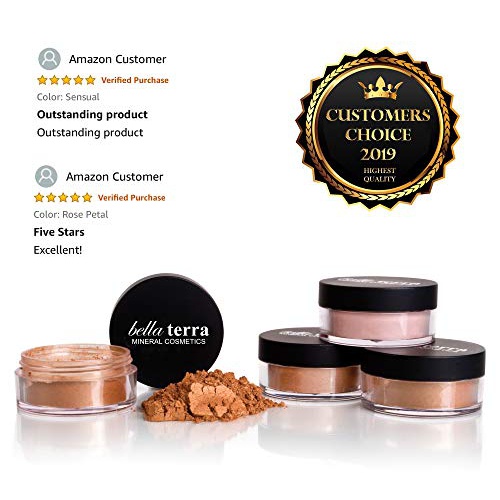  Bellaterra Cosmetics Bella Terra - Mineral Bronzer  Tanning Contour Powder for Face