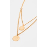 Ben-Amun 2 Row Chain Necklace with Coins