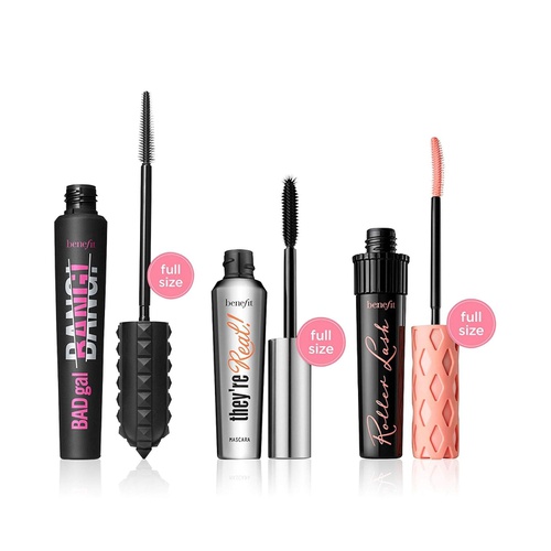  Benefit Cosmetics Mascara 3 Piece Full Size Set $72 Value Theyre Real Bad Girl Bang Roller Lash Set Together At Last