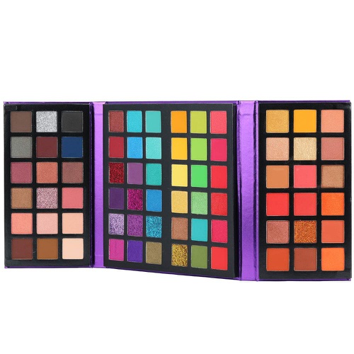  BestLand Professional Highly Pigmented Eyeshadow Palette 72 Colors Ultra Secret Makeup Palette Set Matte Glitter Shimmer Nudes Bright Vibrant Colors Shades Long Lasting Waterproof Eye Shado