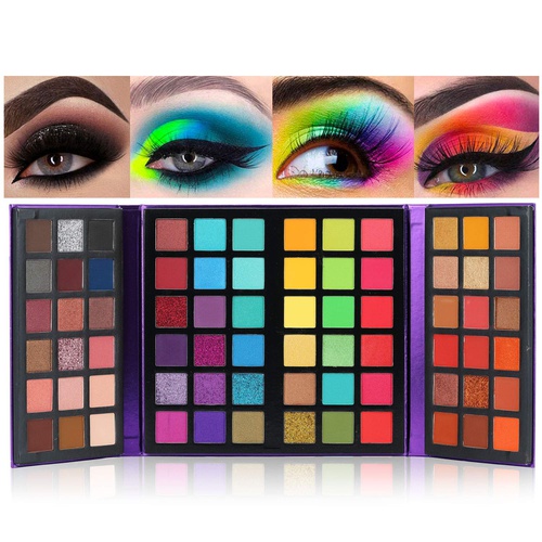  BestLand Professional Highly Pigmented Eyeshadow Palette 72 Colors Ultra Secret Makeup Palette Set Matte Glitter Shimmer Nudes Bright Vibrant Colors Shades Long Lasting Waterproof Eye Shado