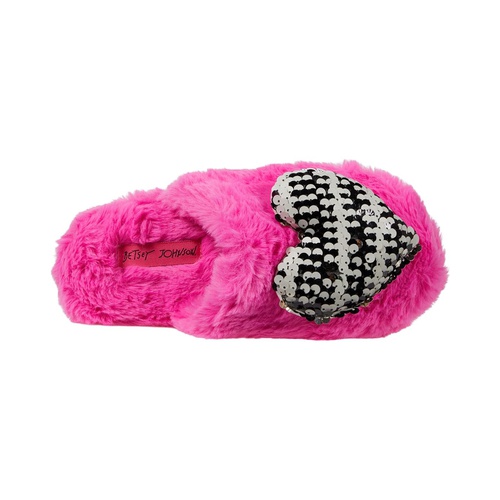  Betsey Johnson Novelty Sherpa Scuff Slipper