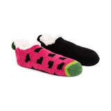 Betsey Johnson Womens 2 Pair Pack Infused Cabin Footie Sock