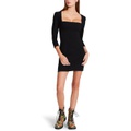 Betsey Johnson Knit Ottoman Cutout Back Mini Dress