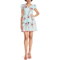 Betsey Johnson Rose Garden Printed Seersucker Tea Dress