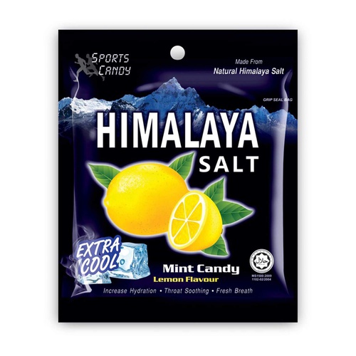  Big Foot Salt And Lemon Candy - Made from Natural Himalaya Salt - Halal Candy Lemon Flavor (Pack of 12)