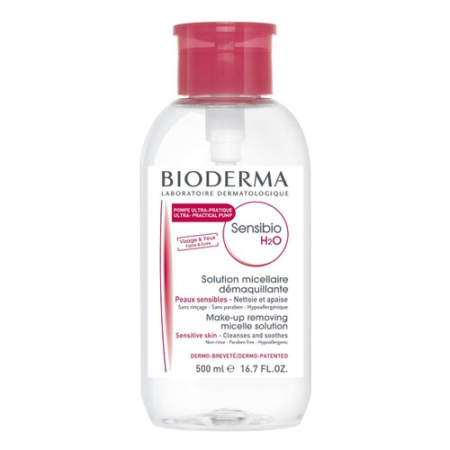  Bioderma - Sensibio H2O - Micellar Water - Cleansing and Make-Up Removing - Refreshing feeling - for Sensitive Skin