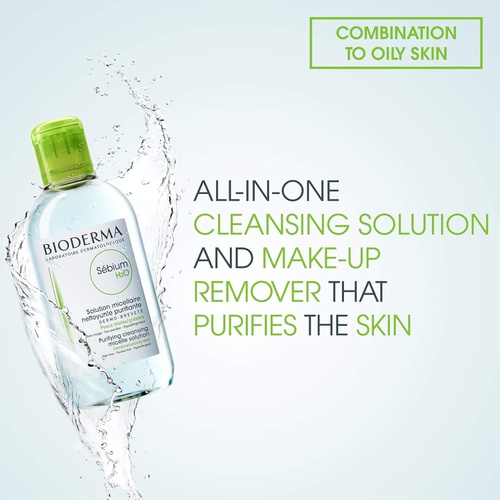  Bioderma - Sebium H2O - Micellar Water - Cleansing and Make-Up Removing - for Combination to Oily Skin