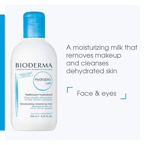  Bioderma - Hydrabio - Milk - Cleansing and Make-Up Removing - Hydrating feeling - for Dehydrated Sensitive Skin