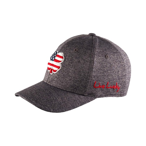  Black Clover USA Flag Heather Hat