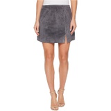 Blank NYC Grey Suede Mini Skirt in Star Gazer