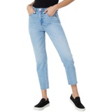 Blank NYC Madison Crop High-Rise Five-Pocket Raw Hem Finish Jeans in We Out