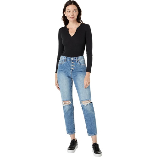  Blank NYC Madison Crop High-Rise Denim in Bigger & Better