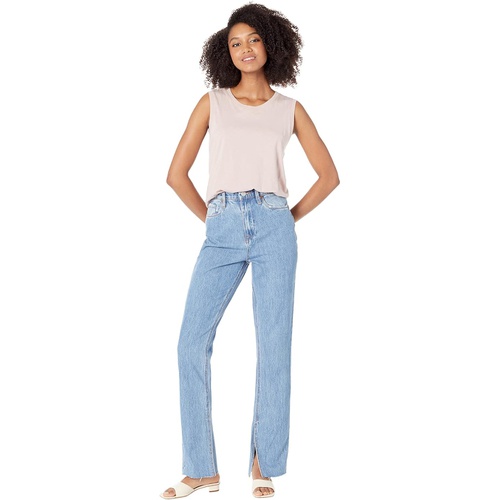  Blank NYC Cooper Straight Leg Jeans with Inseam Slit in Not Having It