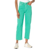 Blank NYC Baxter Straight Leg Five-Pocket Jeans in Green