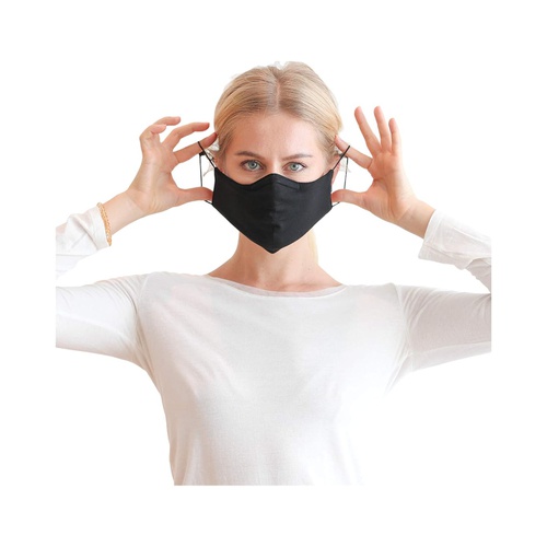 블락 Bloch Soft Stretch Face Mask wu002F Moldable Nose Pad and Lanyard 3-Pack