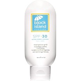 Block Island Organics - Natural Mineral Sunscreen SPF 30 - Broad Spectrum UVA UVB Protection - Non-Nano Zinc - Lightweight Non-Greasy Sunblock - EWG Top Rated - Non-Toxic - Made in
