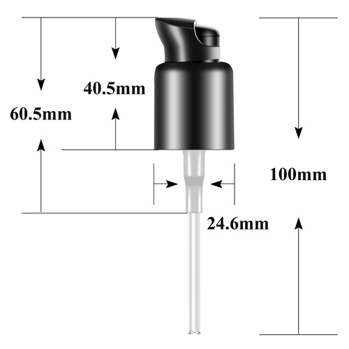  Boao 4 Pieces Replacement Foundation Pump Black Plastic Cosmetic Liquid Foundation Make-Up Pump Replacement Tool for MAC and Estee Lauder Double Wear Foundation
