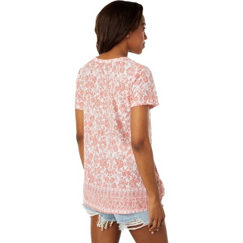  Bobeau Side Tie Short Sleeve Tee