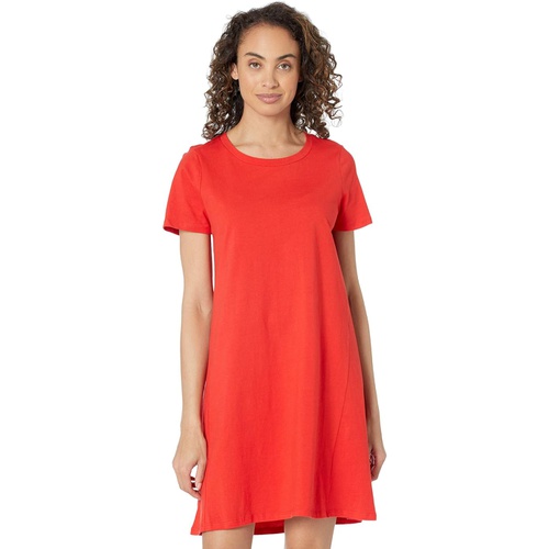  Bobeau Short Sleeve Cotton T-Shirt Dress