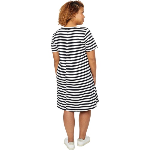  Bobeau Short Sleeve Cotton T-Shirt Dress