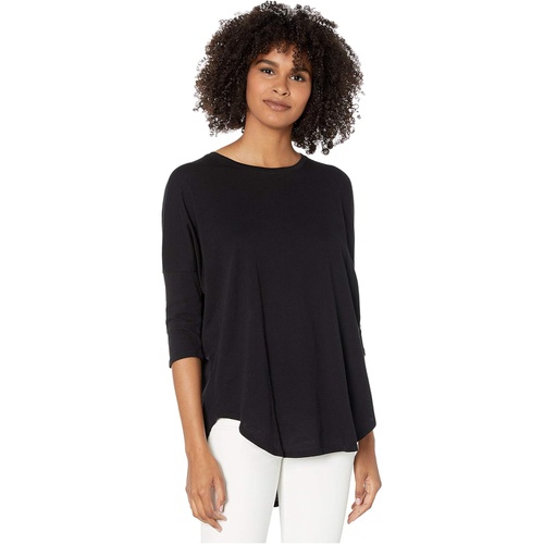  Bobi Los Angeles 3/4 Sleeve Drop Shoulder Top in Lightweight Jersey