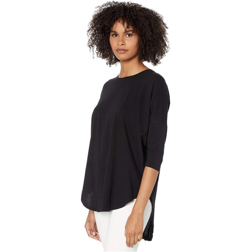  Bobi Los Angeles 3/4 Sleeve Drop Shoulder Top in Lightweight Jersey