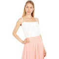 bobi Los Angeles Beach Crepe Tie Shoulder Top