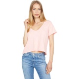 bobi Los Angeles Slubbed Jersey V-Neck Boxy Tee