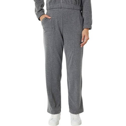  bobi Los Angeles Center Seam Sweatpants in Cozy Heather Knit