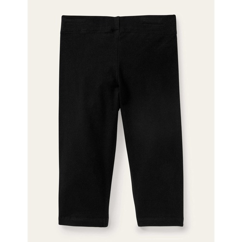 보덴 Boden Plain Cropped Leggings - Black