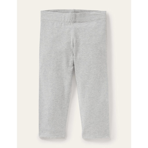 보덴 Boden Plain Cropped Leggings - Grey Marl