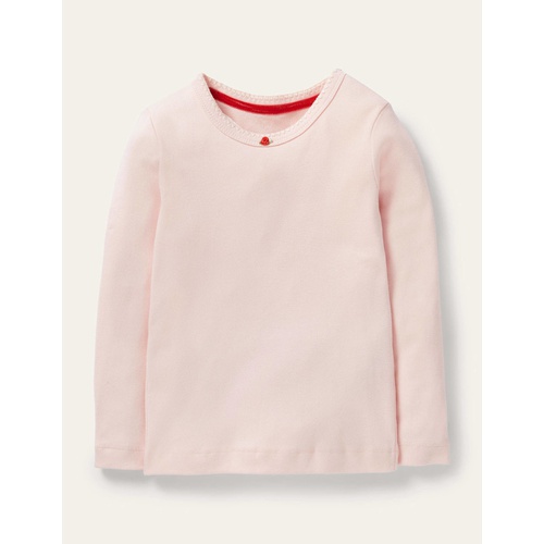 보덴 Boden Long-sleeved Rosebud T-shirt - Parisian Pink