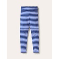 Boden Fun Leggings - Elizabethan Blue/Ivory