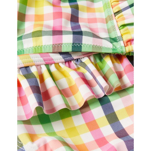 보덴 Boden Nostalgic Smocked Bikini - Multi Rainbow Gingham