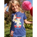 Boden Birthday Applique T-shirt - Starboard Guinea Pigs Five