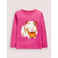 Boden Halloween Applique T-shirt - Tickled Pink Guinea Pig