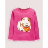 Boden Halloween Applique T-shirt - Tickled Pink Guinea Pig