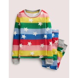 Boden Snug Glow-In-The-Dark Pajamas - Multi Rainbow Star