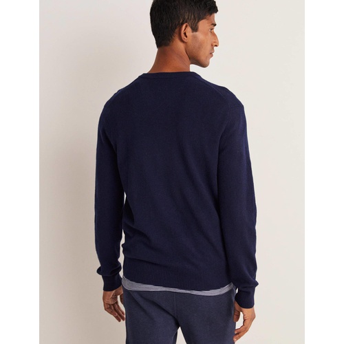 보덴 Boden Cashmere V-neck - Navy