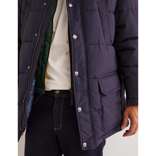 보덴 Boden Showerproof Padded Parka - Navy