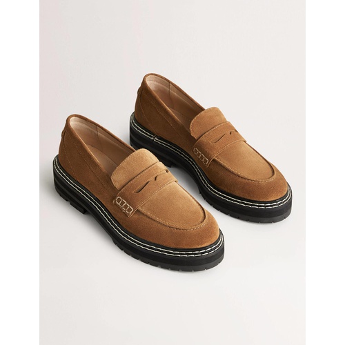 보덴 Boden Chunky Loafers - Golden Brown