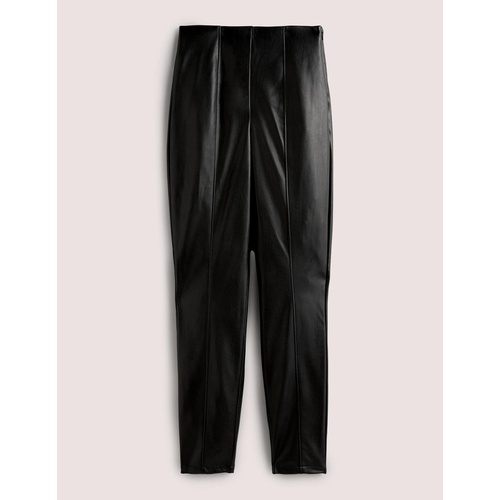 보덴 Boden Faux Leather Legging - Black Faux Leather