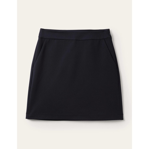보덴 Boden Jersey A-Line Mini Skirt - Navy