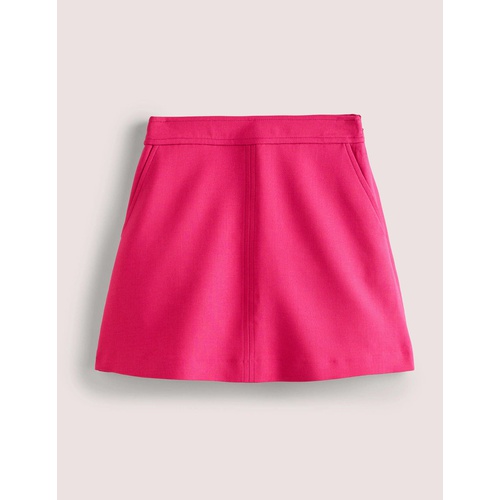 보덴 Boden A-line Wool Blend Mini Skirt - Pink