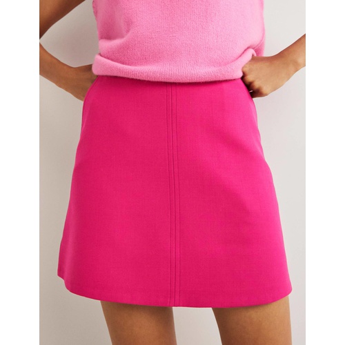 보덴 Boden A-line Wool Blend Mini Skirt - Pink